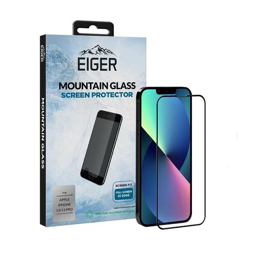 Folie Protectie Sticla Eiger 3D Edge to Edge iPhone 13/13 Pro, 0.33mm, 9H, oleophobic (Negru/Transparent) 1 Folie Protectie Sticla Eiger 3D Edge to Edge iPhone 13/13 Pro, 0.33mm, 9H, oleophobic (Negru/Transparent)