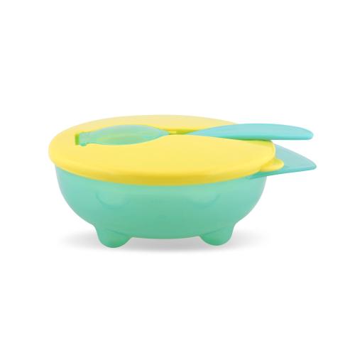 Set castron cu capac ermetic si lingurita, 5x12 cm, fara BPA, Green 1 Set castron cu capac ermetic si lingurita, 5x12 cm, fara BPA, Green
