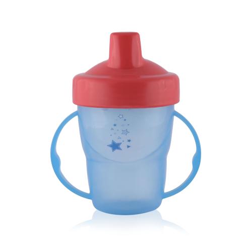 Pahar cu manere, valva anticurgere, 12 luni+, 210 ml, Blue 1 Pahar cu manere, valva anticurgere, 12 luni+, 210 ml, Blue