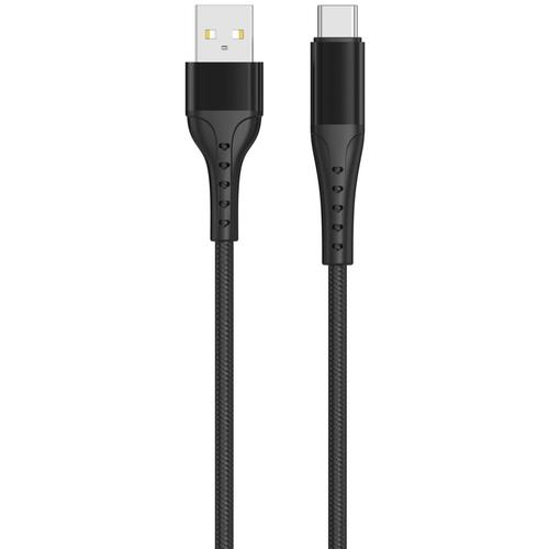 Cablu de date Lemontti Bending Aluminum, USB-A la Type-C, Fast Charge, 1.5m, Negru 1 Cablu de date Lemontti Bending Aluminum, USB-A la Type-C, Fast Charge, 1.5m, Negru