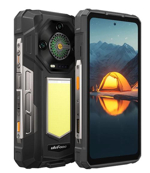 Telefon Mobil Ulefone Armor 33, MediaTek Helio G100 Octa-Core, Ecran IPS LCD touchscreen 6.95inch, 12GB RAM, 512GB Flash, Camera Tripla 50+64+50, Wi-Fi, 4G, Dual Sim, Android (Negru)