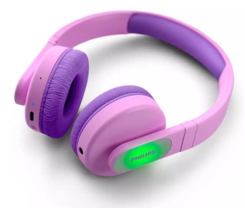 Casti Stereo Wireless Philips TAK4206PK/00, pentru copii, On-Ear, Bluetooth, redare 28 de h, incarcare rapida, microfon (Roz) 1 Casti Stereo Wireless Philips TAK4206PK/00, pentru copii, On-Ear, Bluetooth, redare 28 de h, incarcare rapida, microfon (Roz)