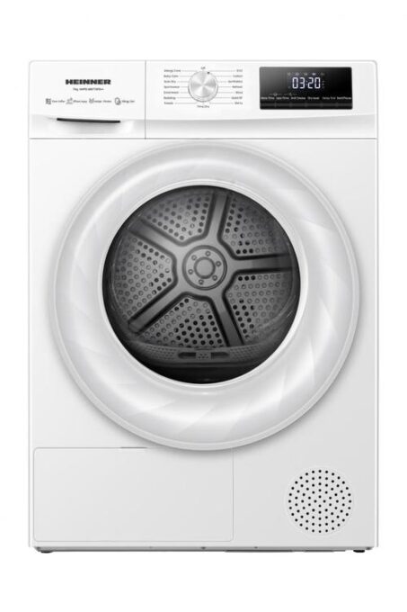 Uscator de rufe HEINNER HHPD-HMY70FD++, 7 kg, Clasa D, 15 programe, Display Digital, Suport incaltaminte (Alb)