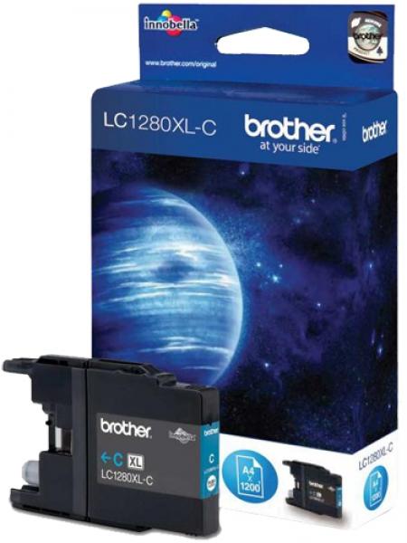 Cartus cerneala Brother LC-1280XLC (Cyan - de mare capacitate)