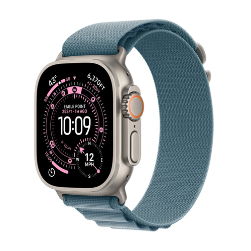 Smartwatch Apple Watch Ultra 3, 49mm, GPS + Cellular, Ecran Retina LTPO OLED, Chip S10 cu Procesor Dual-Core, 64GB Flash, Wi-Fi, Bluetooth, NFC, Alpine Loop Large (Albastru) 1 Smartwatch Apple Watch Ultra 3, 49mm, GPS + Cellular, Ecran Retina LTPO OLED, Chip S10 cu Procesor Dual-Core, 64GB Flash, Wi-Fi, Bluetooth, NFC, Alpine Loop Large (Albastru)