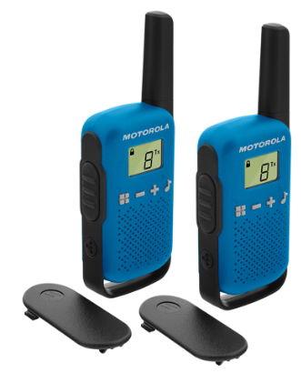 Statie radio PMR portabila Motorola TALKABOUT T42 BLUE, set cu 2 buc