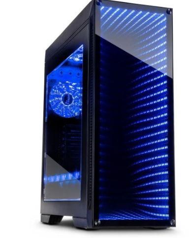 Carcasa Inter-Tech X-908 Infini2, Mid Tower, RGB (Negru)