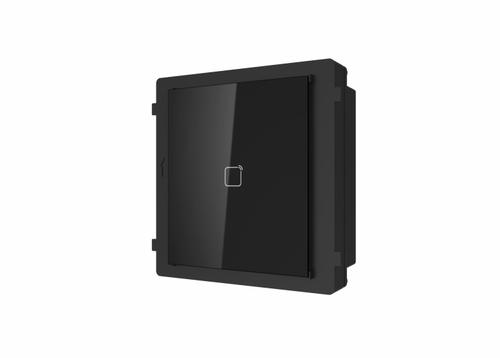Modul cititor de card Mifare pentru videointerfon modular Hikvision DS-KD-M; deschidere usi cu card acces Mifare 13.56 MHz (cardurile nu suntincluse); iluminare pe timp de noapte; protectie IP 65; Dimensiuni: 98.5mm × 100 mm × 33.7 mm 1 Modul cititor de card Mifare pentru videointerfon modular Hikvision DS-KD-M; deschidere usi cu card acces Mifare 13.56 MHz (cardurile nu suntincluse); iluminare pe timp de noapte; protectie IP 65; Dimensiuni: 98.5mm × 100 mm × 33.7 mm
