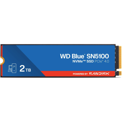 SSD Western Digital SN5100, 2TB, PCIe Gen 4.0 x4, M.2 NVMe 1 SSD Western Digital SN5100, 2TB, PCIe Gen 4.0 x4, M.2 NVMe