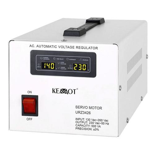 Stabilizator tensiune Kemot URZ3426 Servomotor, 1000VA (Alb) 1 Stabilizator tensiune Kemot URZ3426 Servomotor, 1000VA (Alb)