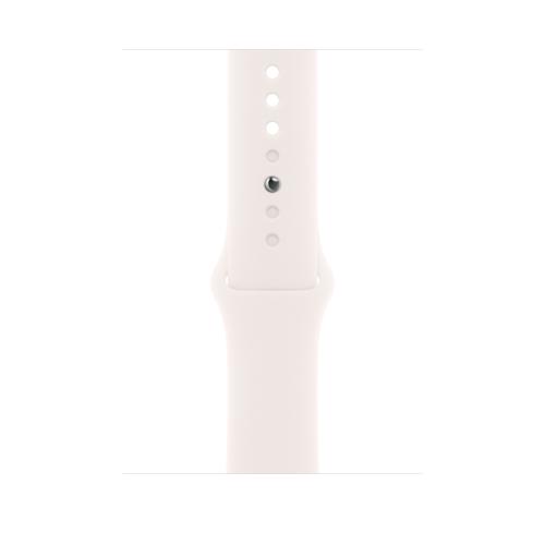 Curea Smartwatch Apple MXM83ZM/A pentru Watch 46mm, Sport Band, S/M (Roz)