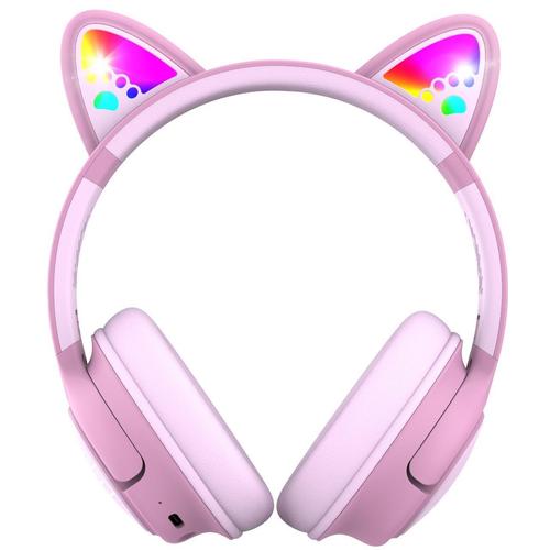 Casti pentru copii PowerLocus Wireless Bobo Cat Ears (Roz) 1 Casti pentru copii PowerLocus Wireless Bobo Cat Ears (Roz)