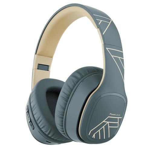 Casti Bluetooth PowerLocus Over-Ear P7, Microfon (Gri) 1 Casti Bluetooth PowerLocus Over-Ear P7, Microfon (Gri)