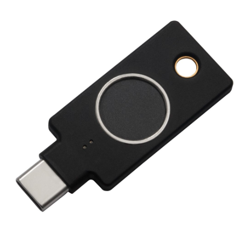 Dispozitiv criptografic securizat tip token, Yubico YubiKey C BIO, FIDO Edition 1 Dispozitiv criptografic securizat tip token, Yubico YubiKey C BIO, FIDO Edition