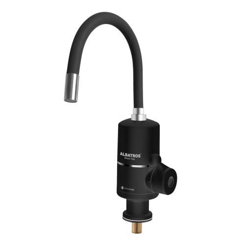 Robinet electric Albatros BLACK FLEX, 3000 W, Temperatura 30-60 C, IPX4 (Negru) 1 Robinet electric Albatros BLACK FLEX, 3000 W, Temperatura 30-60 C, IPX4 (Negru)
