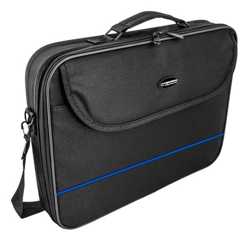 Geanta laptop 15.6 inch CLASSIC Esperanza culoare negru/albastru 1 Geanta laptop 15.6 inch CLASSIC Esperanza culoare negru/albastru