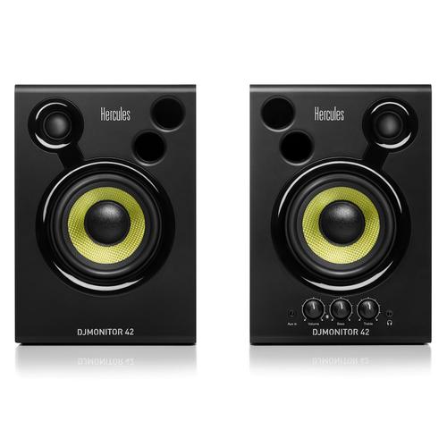 Set Boxe Multimedia, Hercules, Dj Monitor 42, 4 inch, putere 2 x 20W (Negru) 1 Set Boxe Multimedia, Hercules, Dj Monitor 42, 4 inch, putere 2 x 20W (Negru)