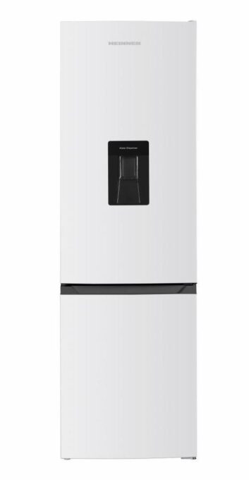Combina frigorifica HEINNER HC-HM260INVWDD, 260 l, Dozator de apa, Clasa D, Compresor Inverter, Usi reversibile, H 180 cm (Alb)