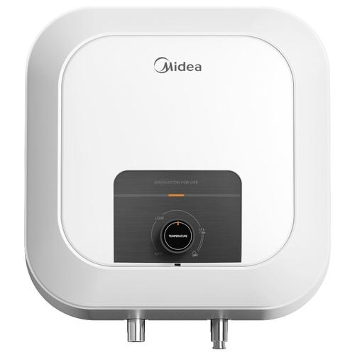 Boiler electric Midea D30-25VD1(O), model compact, volum 30L, control mecanic, montaj deasupra chiuvetei (Alb)