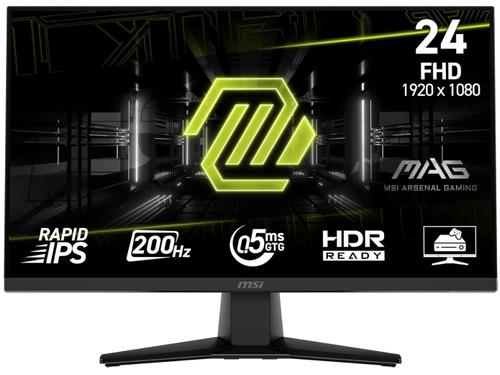Monitor Gaming Rapid IPS LED MSI 23.8inch MAG 242F, Full HD (1920 x 1080), HDMI, DisplayPort, 200 Hz, 0.5 ms (Negru)