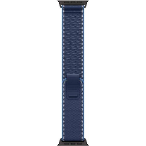 Curea pentru Apple Watch 49mm, Trail Loop - S/M - Black Titanium Finish (Albastru)
