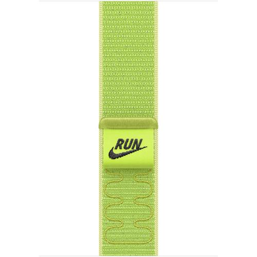 Curea Smartwatch Apple MGD24ZM/A pentru Watch 46mm, Nike Sport Loop (Verde deschis)