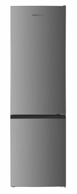 Combina frigorifica HEINNER HC-HM262INVXD, 262 l, Clasa D, Lumina LED, Usi reversibile, H 180 cm (Inox)