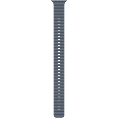 Curea Smartwatch Apple MGCK4ZM/A pentru Watch 49mm, Ocean Band Extension, Black Titanium Finish (Albastru)