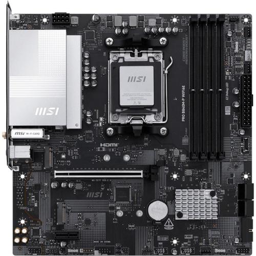 Placa de baza MSI PRO B840M-P WIFI6E, AMD B840, Socket AM5, mATX