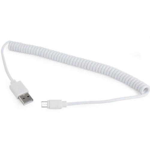 Cablu alimentare si date Gembird CC-mUSB2C-AMBM-6-W, USB 2.0 (T) la Micro-USB 2.0 (T), 1.8m, spiralat, conectori auriti, Alb 1 Cablu alimentare si date Gembird CC-mUSB2C-AMBM-6-W, USB 2.0 (T) la Micro-USB 2.0 (T), 1.8m, spiralat, conectori auriti, Alb