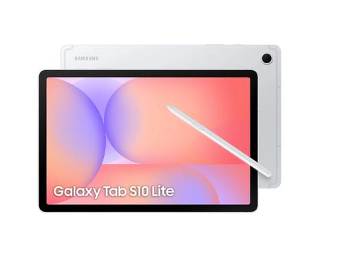 Tableta Samsung Galaxy Tab S10 Lite X406, 5G, Procesor Octa-Core Exynos 1380, Ecran TFT 10.9inch, 8GB RAM, 256GB Flash, 8MP, Wi-Fi, Bluetooth, GPS, Android, S-Pen (Argintiu)
