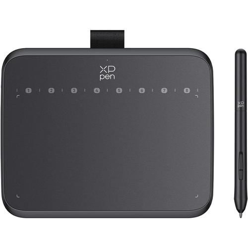 Tableta grafica XP-PEN Deco 640, 7.41x5.90inch, 5080LPI, Tilt, USB Type-C, 16384 niveluri presiune, include 10 varfuri de rezerva, 220RPS