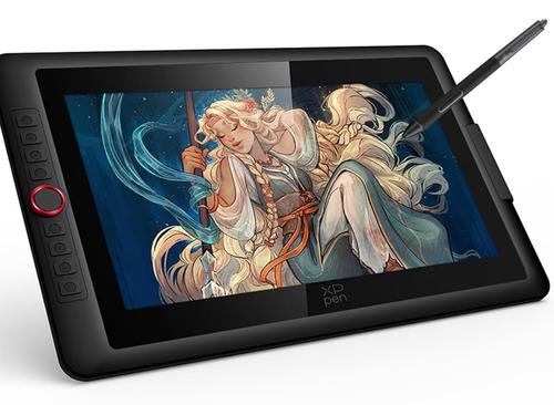 Tableta grafica XP-PEN Artist 15.6 Pro V2, 16K X3 Pro Smart Chip Stylus, 99% sRGB, IPS, 16:9, 1920 x 1080, 5080 LPI, PS 16384, 200 RPS (Negru)