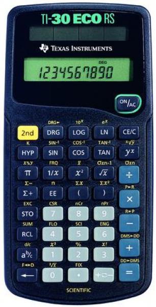 Calculator stiintific Texas Instruments TI-30RS eco, 10 digiti 1 Calculator stiintific Texas Instruments TI-30RS eco, 10 digiti