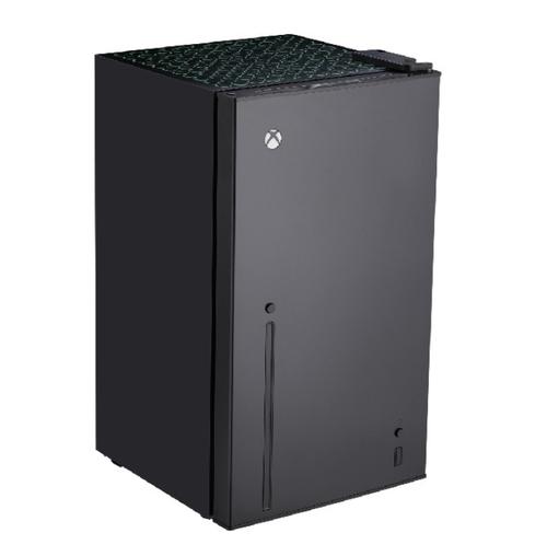 Frigider minibar Ukonic XBOX 3.2CUFT, 91 l, Compartiment legume si fructe 5l, Congelator 11l, Lumina ambientala, Lumina LED verde interior, 41dB H 84.5 cm (Negru) 1 Frigider minibar Ukonic XBOX 3.2CUFT, 91 l, Compartiment legume si fructe 5l, Congelator 11l, Lumina ambientala, Lumina LED verde interior, 41dB H 84.5 cm (Negru)