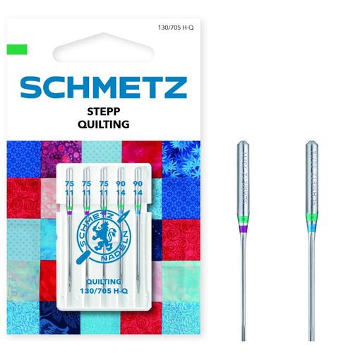 Set 5 ace pentru Quilting, finete 75-90, Schmetz 130/705 H-Q V3S 1 Set 5 ace pentru Quilting, finete 75-90, Schmetz 130/705 H-Q V3S
