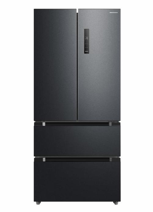 Combina frigorifica French Door HEINNER tHCFD-M516INVHDXE++, 516 l, Clasa E, No Frost, Compresor Inverter, Display LED Touch, Super racire si congelare, Alarma usa deschisa, H 189.8 cm (Antracit)