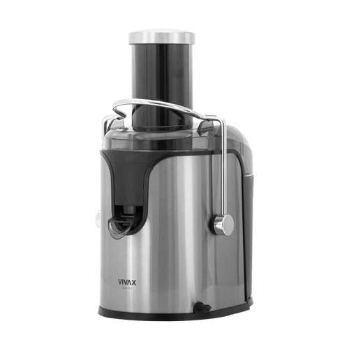 Storcator de fructe si legume, VIVAX AJ-800, putere 800 W, diametru tub 7.5 cm, recipiente de suc si pulpa, Argintiu 1 Storcator de fructe si legume, VIVAX AJ-800, putere 800 W, diametru tub 7.5 cm, recipiente de suc si pulpa, Argintiu