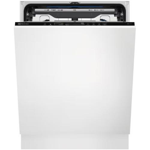 Masina de spalat vase incorporabila Electrolux EEG88700W, 14 seturi, 8 programe, AirDry, QuickSelect, Wi-Fi, Motor Inverter, SatelliteCleann, Clasa A, 60 cm (Negru/Inox)