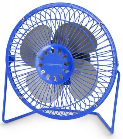 Ventilator de birou Esperanza EA149B, 2.5W (Albastru)