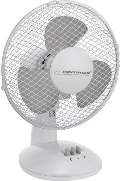 Ventilator de birou Esperanza EHF004WE, 30W (Alb)