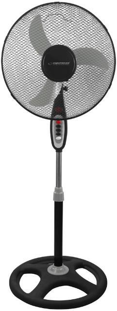 Ventilator cu picior Esperanza EHF002KE, 50W (Negru/Gri)