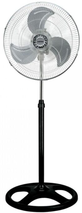 Ventilator cu picior Albatros V45M, 70 W, 3 Viteze, Diametru 45 cm (Negru/Argintiu)