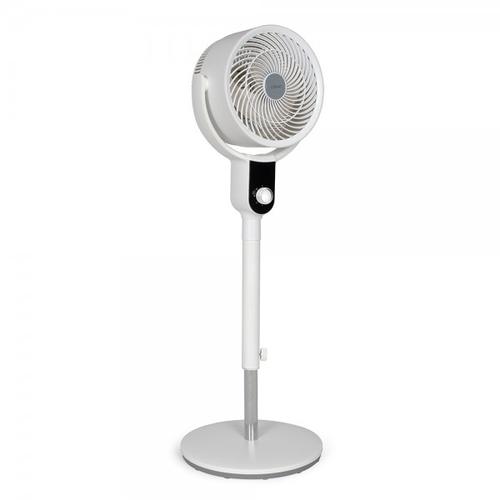 Ventilator cu picior Livoo DOM487W, 50W, diametru 26cm, 3 viteze, debit aer 390m3/min, 3 palete, functie de oscilatie orizontala si verticala (Alb)