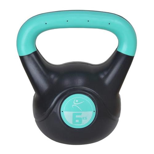 Gantera kettlebell Lifefit 529FVINKETT06, 6kg (Negru/Turcoaz) 1 Gantera kettlebell Lifefit 529FVINKETT06, 6kg (Negru/Turcoaz)