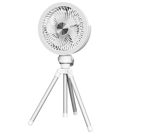 Ventilator de birou Platinet PRDF0556, Trepied, Lumina LED, 2x1200 mAh (Alb) 1 Ventilator de birou Platinet PRDF0556, Trepied, Lumina LED, 2x1200 mAh (Alb)