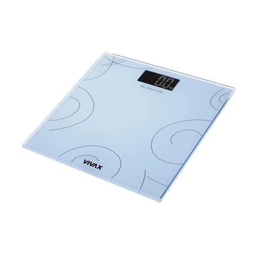 Cantar pentru baie Vivax PS-158W, 180 Kg, sticla, Albastru 1 Cantar pentru baie Vivax PS-158W, 180 Kg, sticla, Albastru