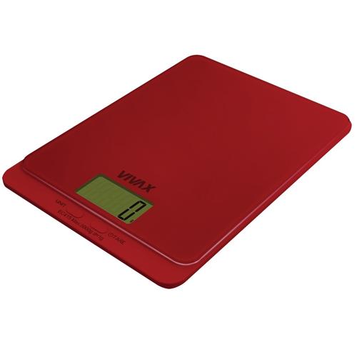 Cantar de bucatarie Vivax KS-505R, Ecran digital, 5 Kg, Sticla, Rosu 1 Cantar de bucatarie Vivax KS-505R, Ecran digital, 5 Kg, Sticla, Rosu