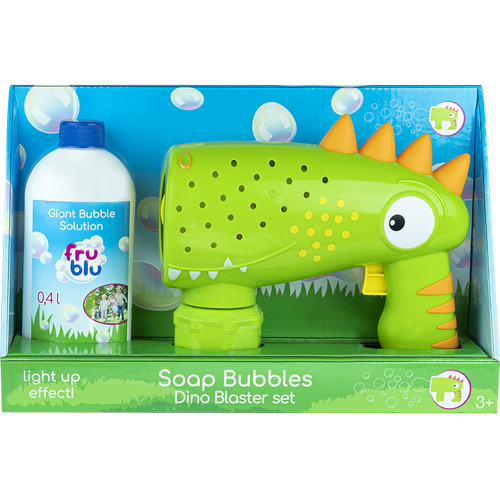 Set baloane de sapun Fru Blu - Dino Blaster, cu solutie baloane 400 ml 1 Set baloane de sapun Fru Blu - Dino Blaster, cu solutie baloane 400 ml