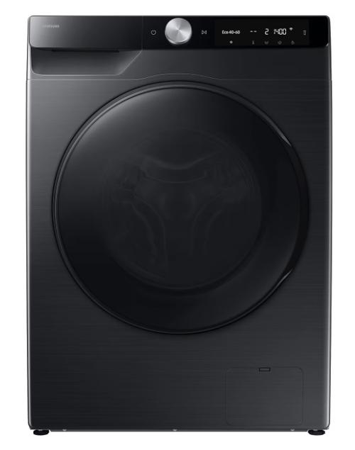 Masina de spalat rufe slim cu uscator Samsung WD90DG6G94BBU4, Spalare 9 kg, Uscare 5 kg, 1400 rpm, Clasa A, AI Control, AI Wash, Auto Dispense, AI Ecobubble, Super Speed 39, Space Max, Smart Things WiFi, Digital Inverter Motor (Negru)